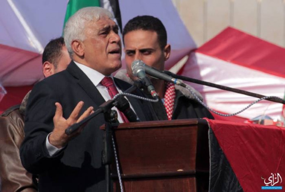 مجدلاوي خلال القاء كلمته بالمهرجان 