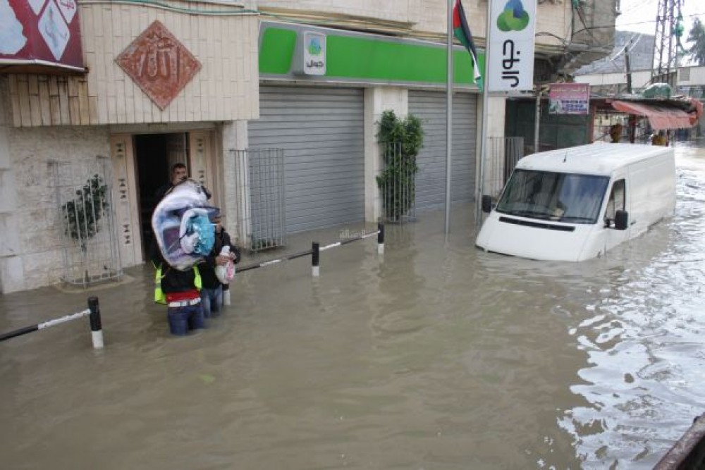 المنخفض الجوي في غزة