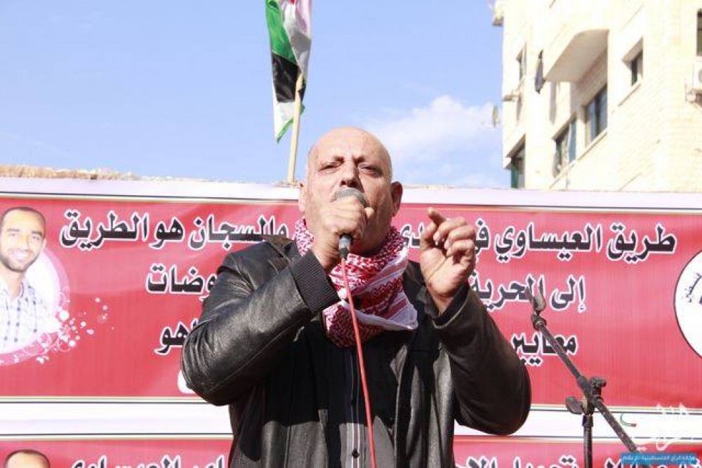 القيادي بالديقمراطية صالح ناصر خلال كلمته بالوقفة 