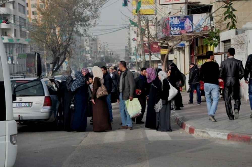 أزمة المواصلات في غزة