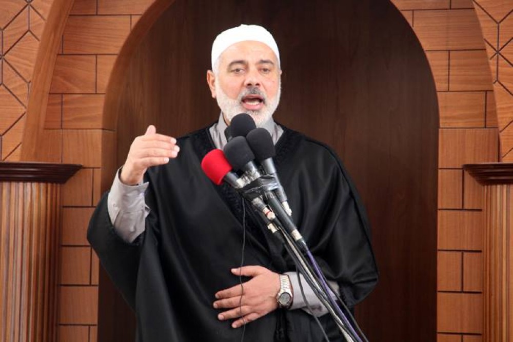 هنية خلال خطبة الجمعة 