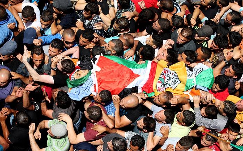 تشيع الشهيد  أحمد عرفات الصبارين