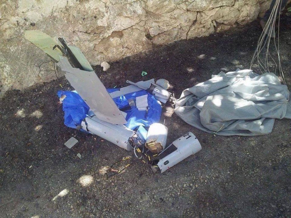 صورة الطائرة التي سقطت بالخليل 