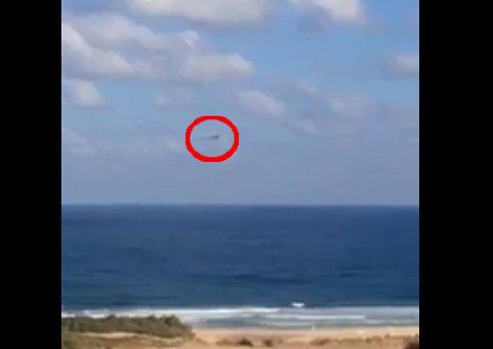 صورة زعم الاحتلال أنها لطائرة للمقاومة الفلسطينية بدون طيار