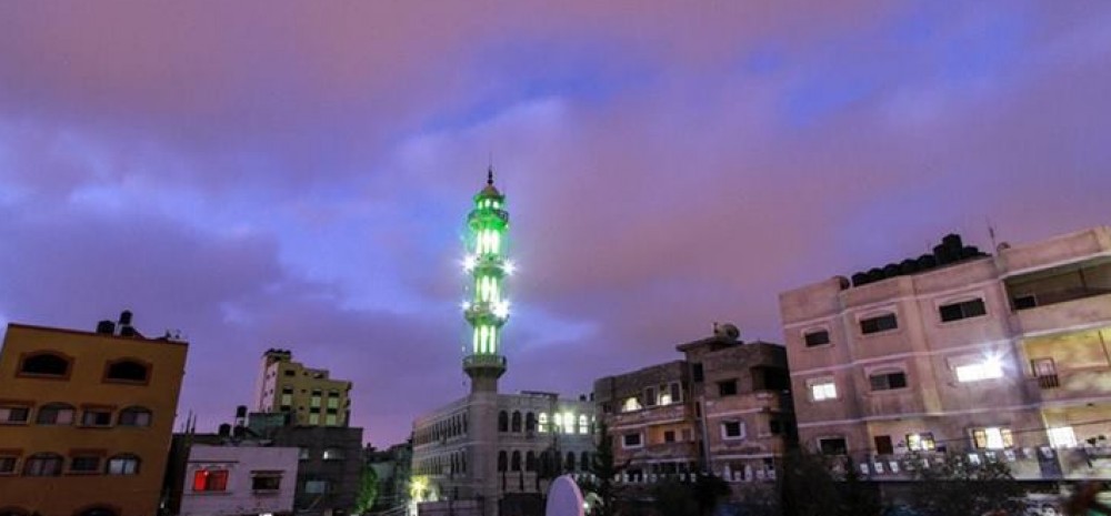 مسجد القسام بالنصيرات قبل تدميره