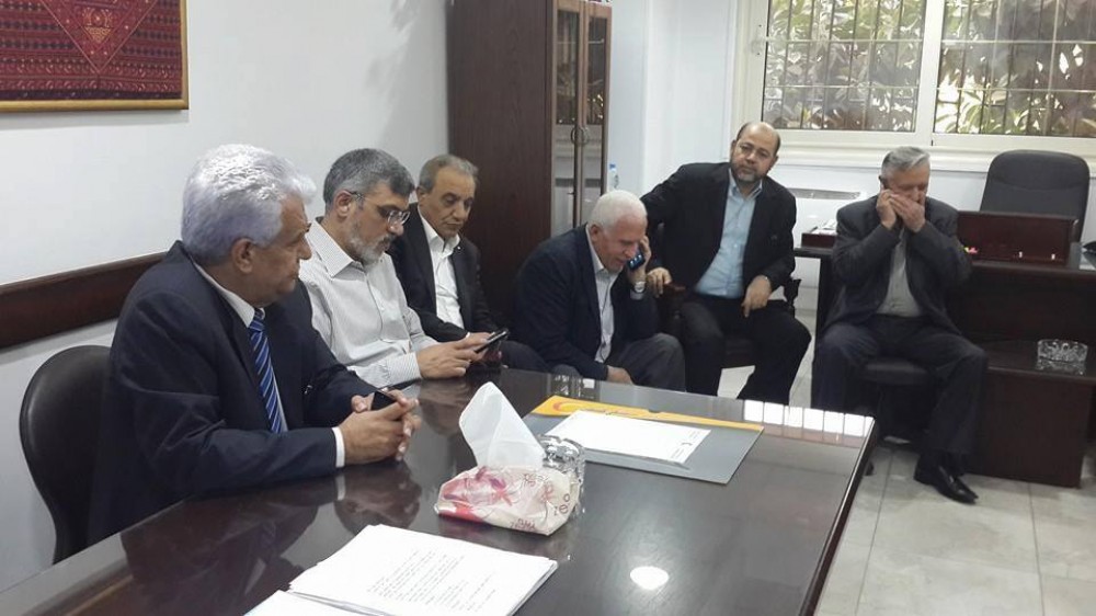 الوفد الفلسطيني المفاوض بالقاهرة 