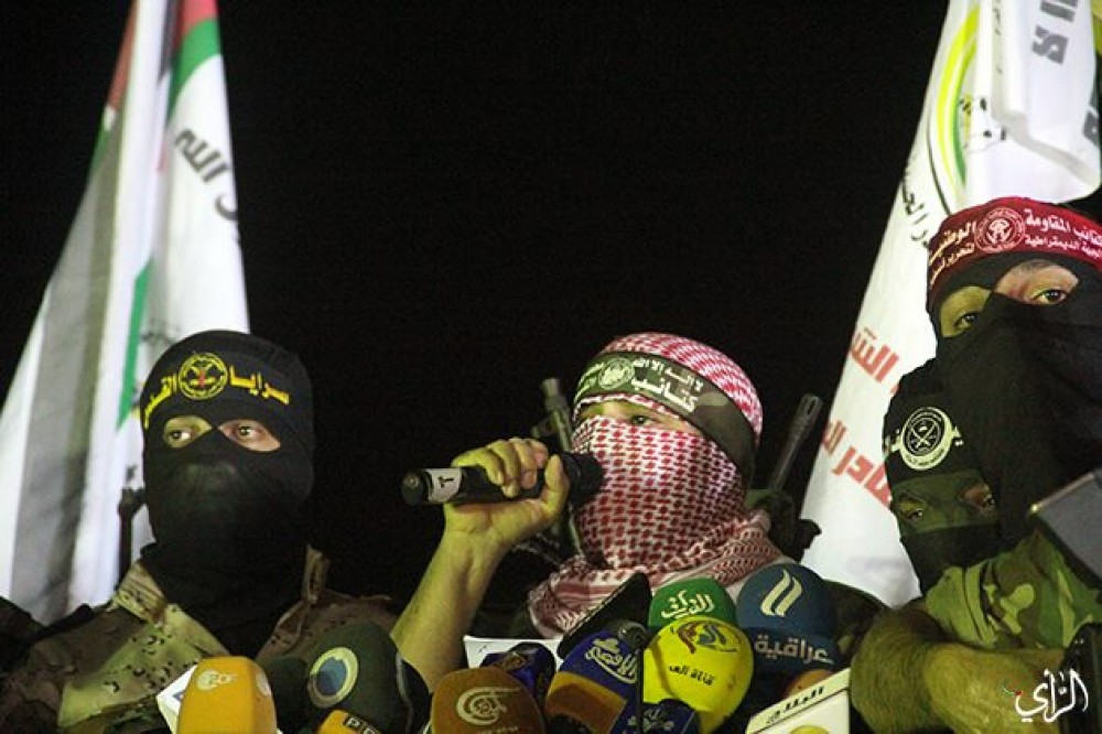 الناطق باسم القسام خلال المؤتمر 