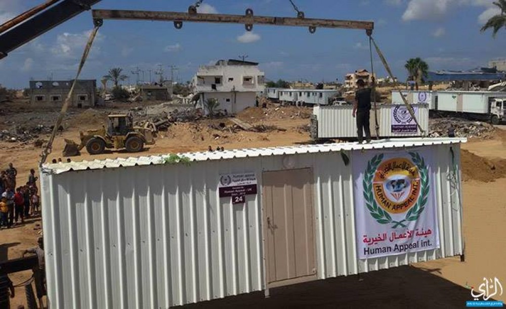 البيوت المتنقلة التي ستوزع على المواطنين