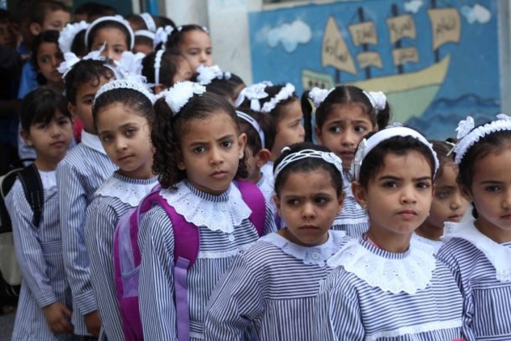 طالبات بغزة 