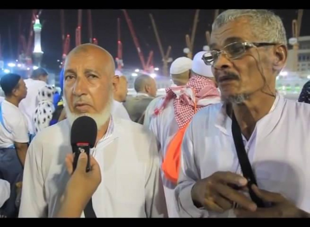 حجاح عرب يتحدثون لموفدنا عن تعاطفهم مع قضيتنا