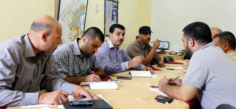 لجنة الطوارئ التي شكلتها البلدية 