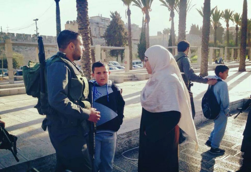 أثناء اعتقال قوات الاحتلال الطفلين