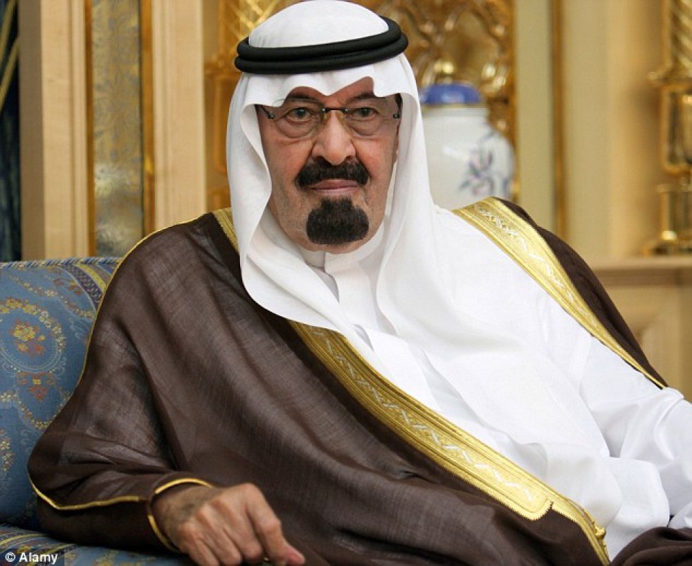 العاهل السعودي الراحل الملك عبد الله بن عبد العزيز 