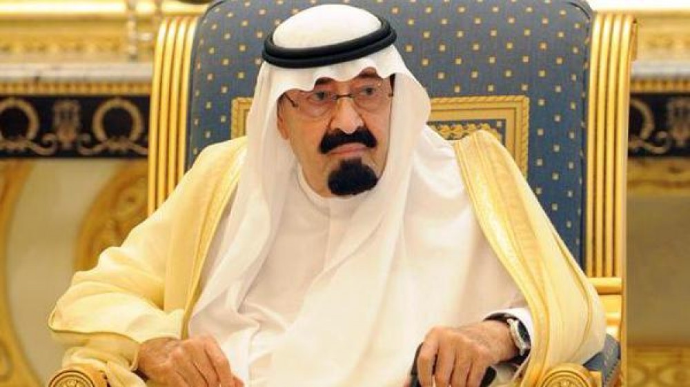الملك السعودي الراحل عبد الله بن عبد العزيز 