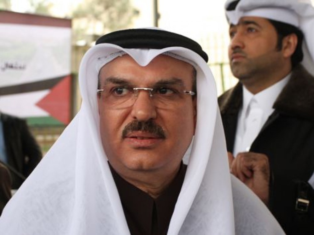 السفير القطري ورئيس اللجنة القطرية لإعادة إعمار قطاع غزة محمد العمادي 