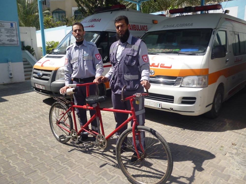 مسعفان غزيّان