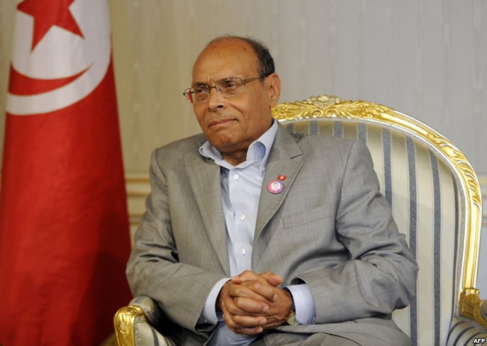 الرئيس التونسي السابق المنصف المرزوقي 