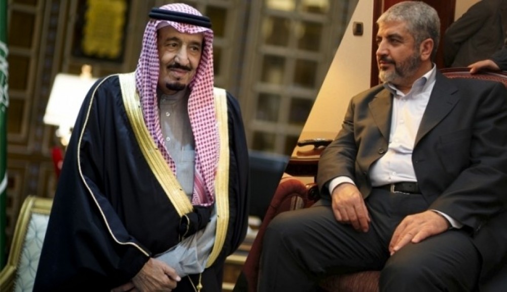 مشعل والملك سلمان 