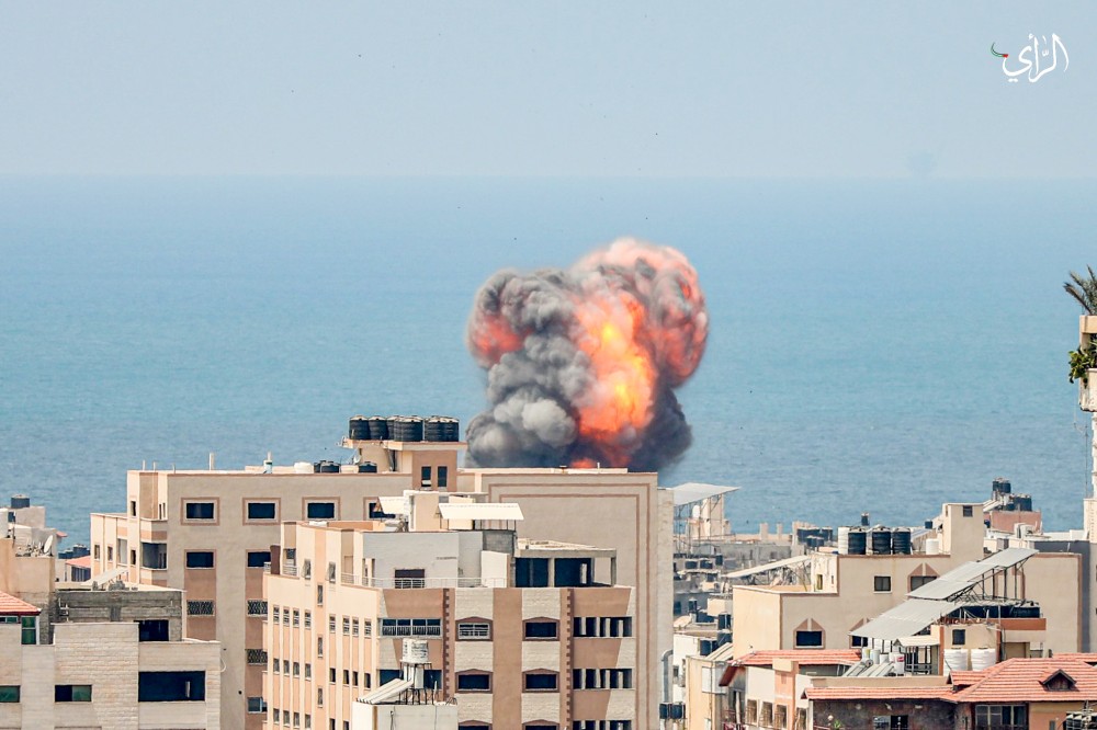 قصف الاحتلال لمنزل أحد المواطنين