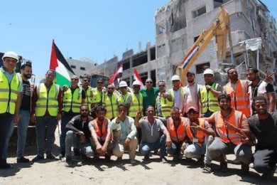 نقابات العمال: تنعي عاملاً مصرياً توفي في مشاريع الاعمار بالقطاع