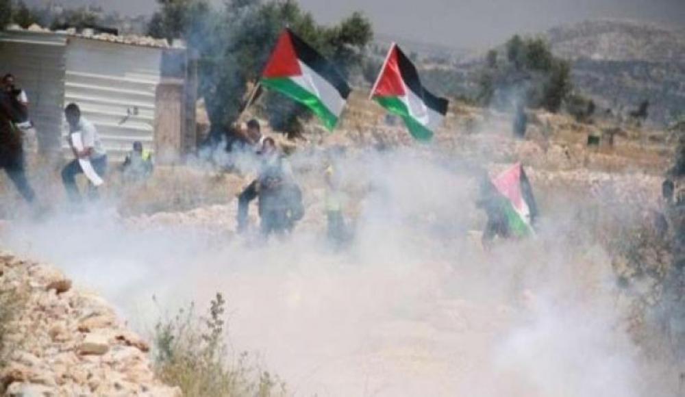 Israeli forces suppress anti-settlement march in Nablus, several Palestinians injured