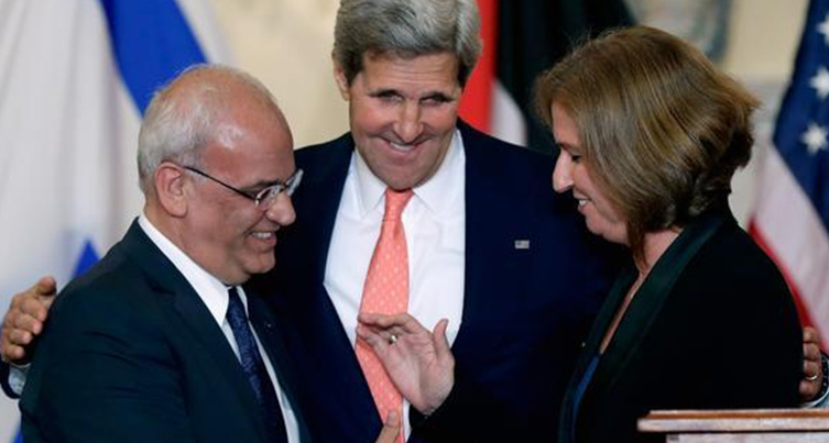 Israelis, Palestinians seek peace deal in nine months