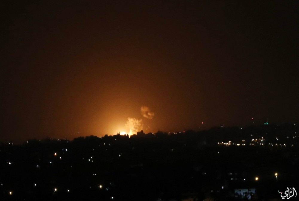 Israeli occupation launches aerial attacks on besieged Gaza