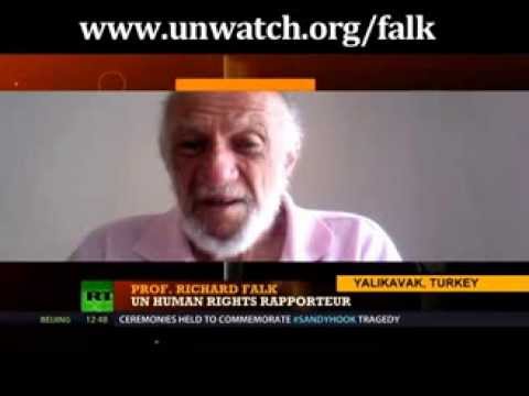 UN official Richard Falk calls Israel