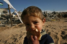 57% of Gazan families suffer nutritional insecurity.