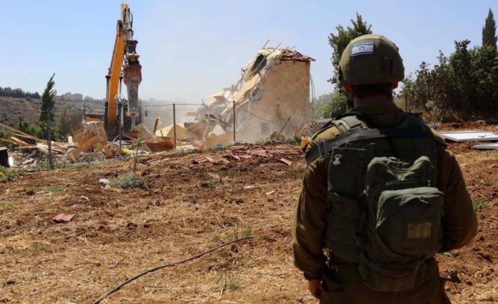 Israeli occupation razes Palestinian tents, structures in Nablus